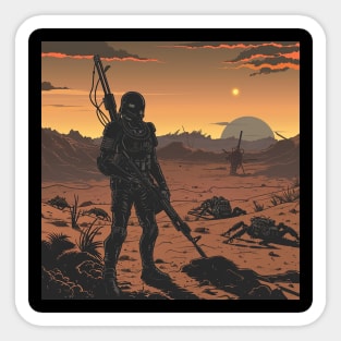 starship troopers Sticker